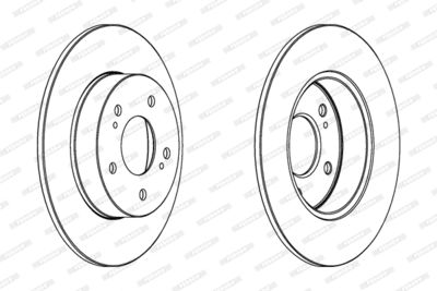 Bromsskiva FERODO DDF1110