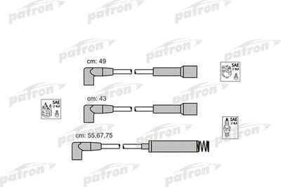 Комплект проводов зажигания PATRON PSCI1008 для OPEL MANTA