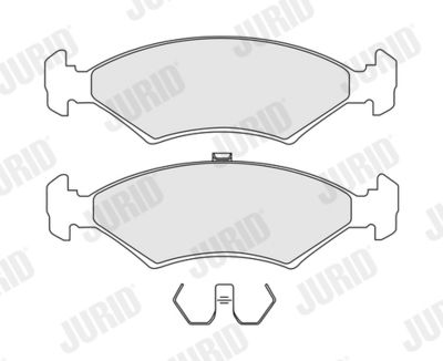 BREMSBELAGSATZ SCHEIBENBREMSE