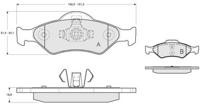SET PLACUTE FRANA FRANA DISC MTR MT670 0