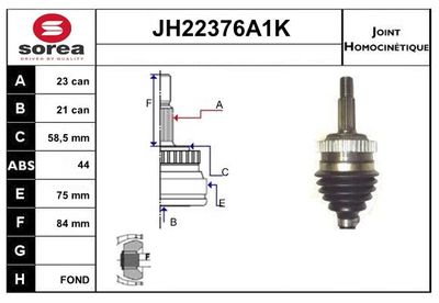 GELENKSATZ ANTRIEBSWELLE
