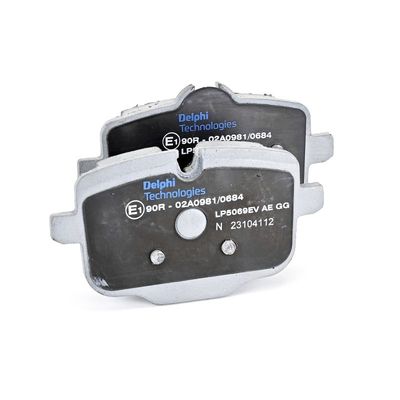 BREMSBELAGSATZ SCHEIBENBREMSE DELPHI LP5069EV 27