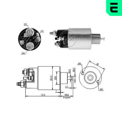 SOLENOID ELECTROMOTOR