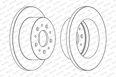 DISC FRANA FERODO DDF1653C 1