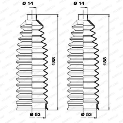 ANSAMBLU BURDUF DIRECTIE MOOG K150216 1