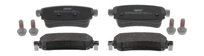 Bremsekloss sett JURID 573863J for CITROËN, OPEL, VAUXHALL, PEUGEOT