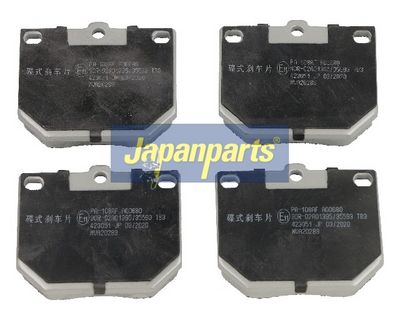 JAPANPARTS Stabdžių trinkelių rinkinys, diskinis stabdys