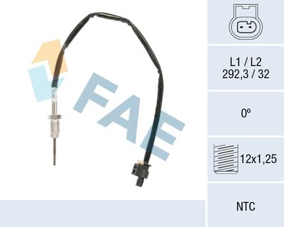 датчик, температура на изгорелите газове FAE 68661