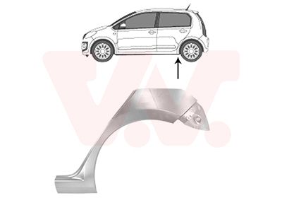 Боковина VAN WEZEL 5701147 для VW UP!