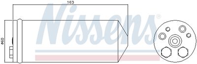 Осушитель, кондиционер NISSENS 95430 для MAZDA 323