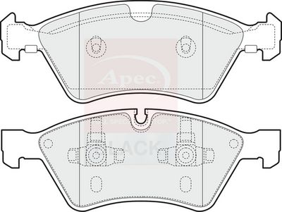 APEC Brake Pad Set, disc brake PAD1441B