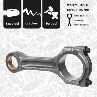 Drijfstang - OM0056 - ET ENGINETEAM