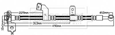 Brake Hose Borg & Beck BBH8137