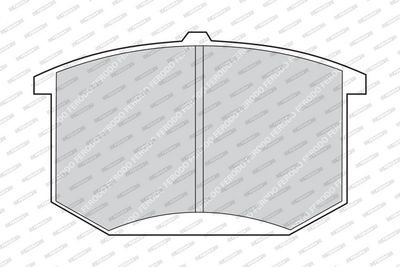 BREMSBELAGSATZ SCHEIBENBREMSE FERODO FDB141 1