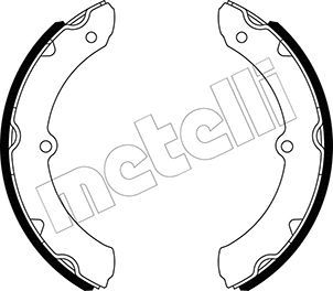 METELLI Комплект барабанных колодок