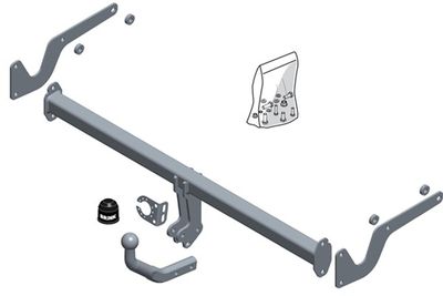 Zestaw zaczepu przyczepy BRINK 674300