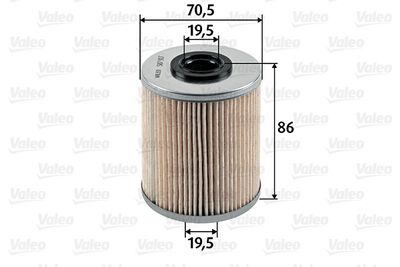 VALEO 587917 Топливный фильтр  для RENAULT TRAFIC (Рено Трафик)