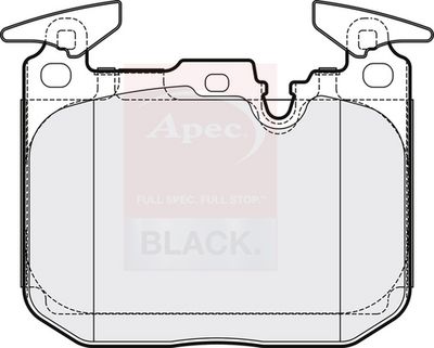APEC Brake Pad Set, disc brake PAD2170B