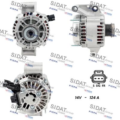 Генератор SIDAT A12VS1167A2 для FORD MONDEO