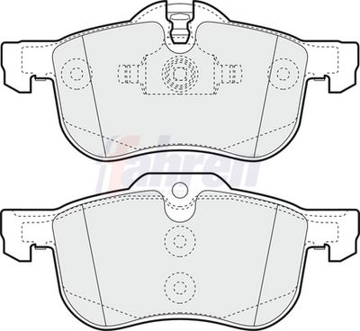 Fahren Brake Pad Set, disc brake FBP3132