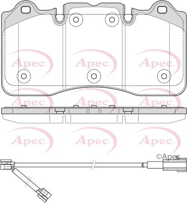 Brake Pad Set APEC PAD2454