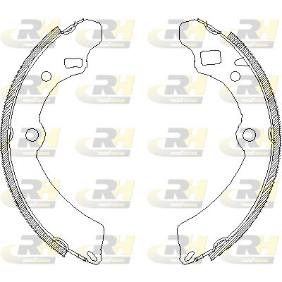 Комплект тормозных колодок ROADHOUSE 4504.00 для SUZUKI SJ413