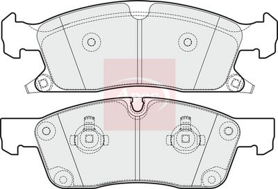 APEC Brake Pad Set, disc brake PAD1770
