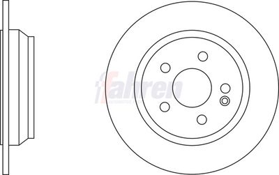Fahren Brake Disc FBD6198