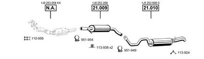 Изпускателна система ASMET VA032620