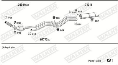 SISTEM DE ESAPAMENT WALKER PEK015903
