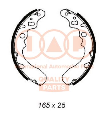 Комплект тормозных колодок IAP QUALITY PARTS 705-03094 для DAIHATSU MOVE