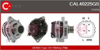 Генератор CASCO CAL40225GS для TOYOTA DYNA