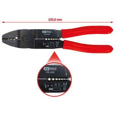 KS TOOLS Apspaudimo replės