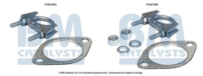 Монтажный комплект, катализатор BM CATALYSTS FK92780 для HYUNDAI i10