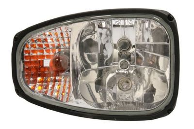 Koplamp Rechts (H1/H7/PY21/T4W, bovenste montage, kleur indicator: transparant)