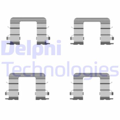DELPHI LX0416 Скобы тормозных колодок  для KIA PICANTO (Киа Пиканто)