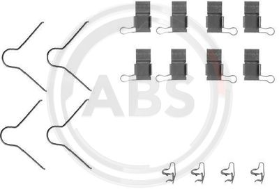 Комплектующие, колодки дискового тормоза A.B.S. 1089Q для VW TARO