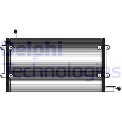 Конденсатор, кондиционер DELPHI TSP0225072 для VW VENTO