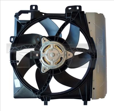 Вентилятор, охлаждение двигателя TYC 805-0009 для CITROËN C-ELYSEE