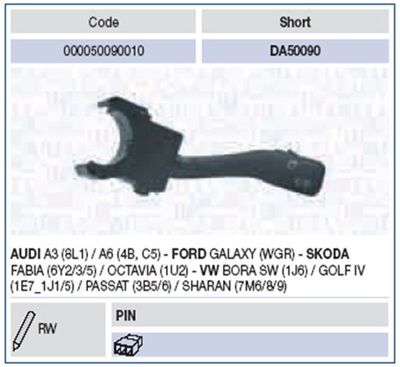COMUTATOR COLOANA DIRECTIE MAGNETI MARELLI 000050090010 1