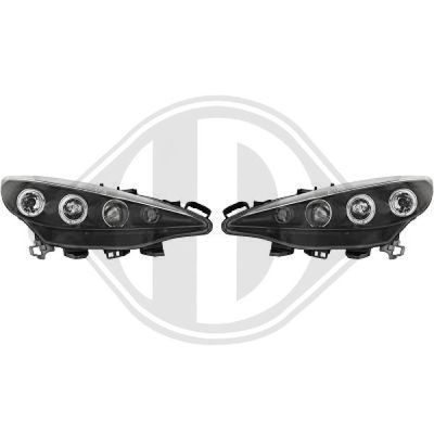 Комплект главных фар DIEDERICHS 4226380 для PEUGEOT 207