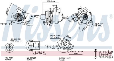 COMPRESOR SISTEM DE SUPRAALIMENTARE NISSENS 93107 5