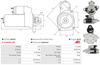 STARTER AS-PL S6472S 4