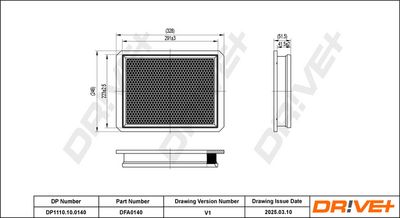 LUFTFILTER DR!VE+ DP1110100140 1