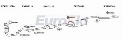 EuroFlo Exhaust System FDGRAC10 6009B