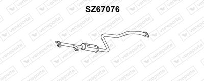 Предглушитель выхлопных газов VENEPORTE SZ67076 для SUZUKI SWIFT
