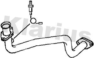 Rura wydechowa KLARIUS 301789