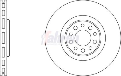 Fahren Brake Disc FBD6465