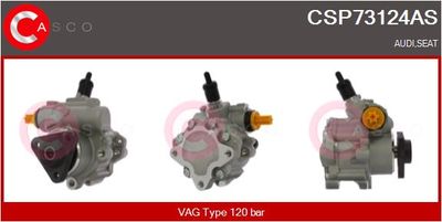 Hydraulické čerpadlo, řízení CASCO CSP73124AS