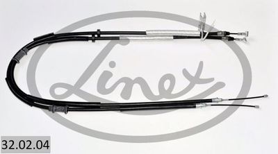 Тросик, cтояночный тормоз LINEX 32.02.04 для OPEL CORSA